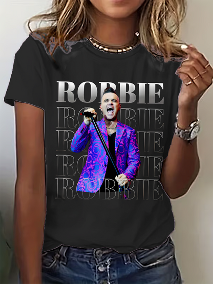 Robbie Williams Live 2025 Crew Neck T-shirt