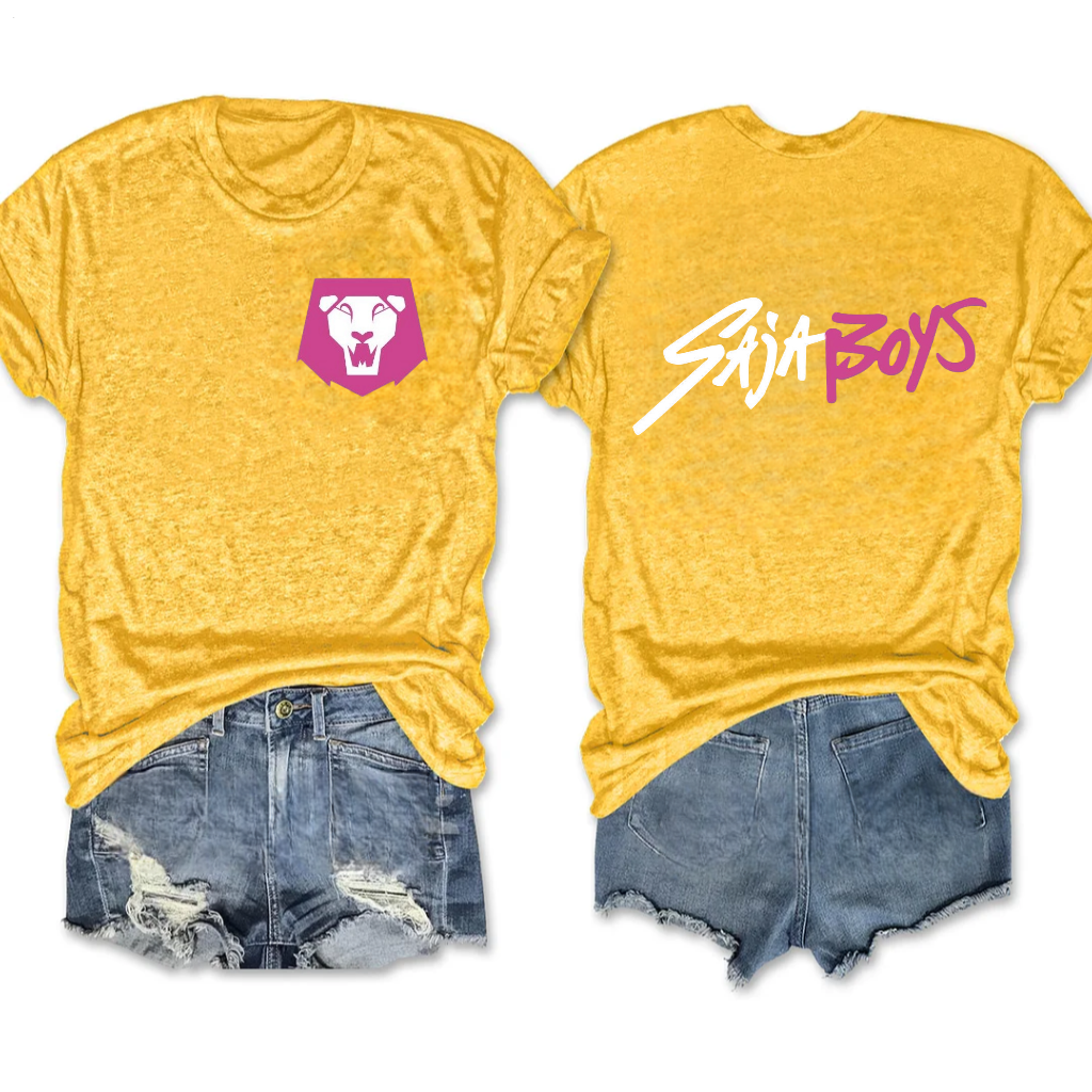 Saja Boys Kpop Demon Hunters Crew Neck T-shirt