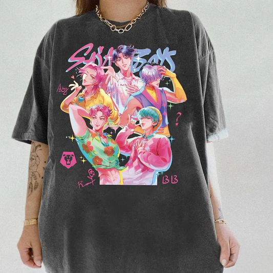 Huntrix Kpop Demon Vintage Print Retro T-shirt