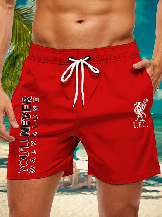 Liverpool Champions of England 2025 Men's Print Pocket Shorts
