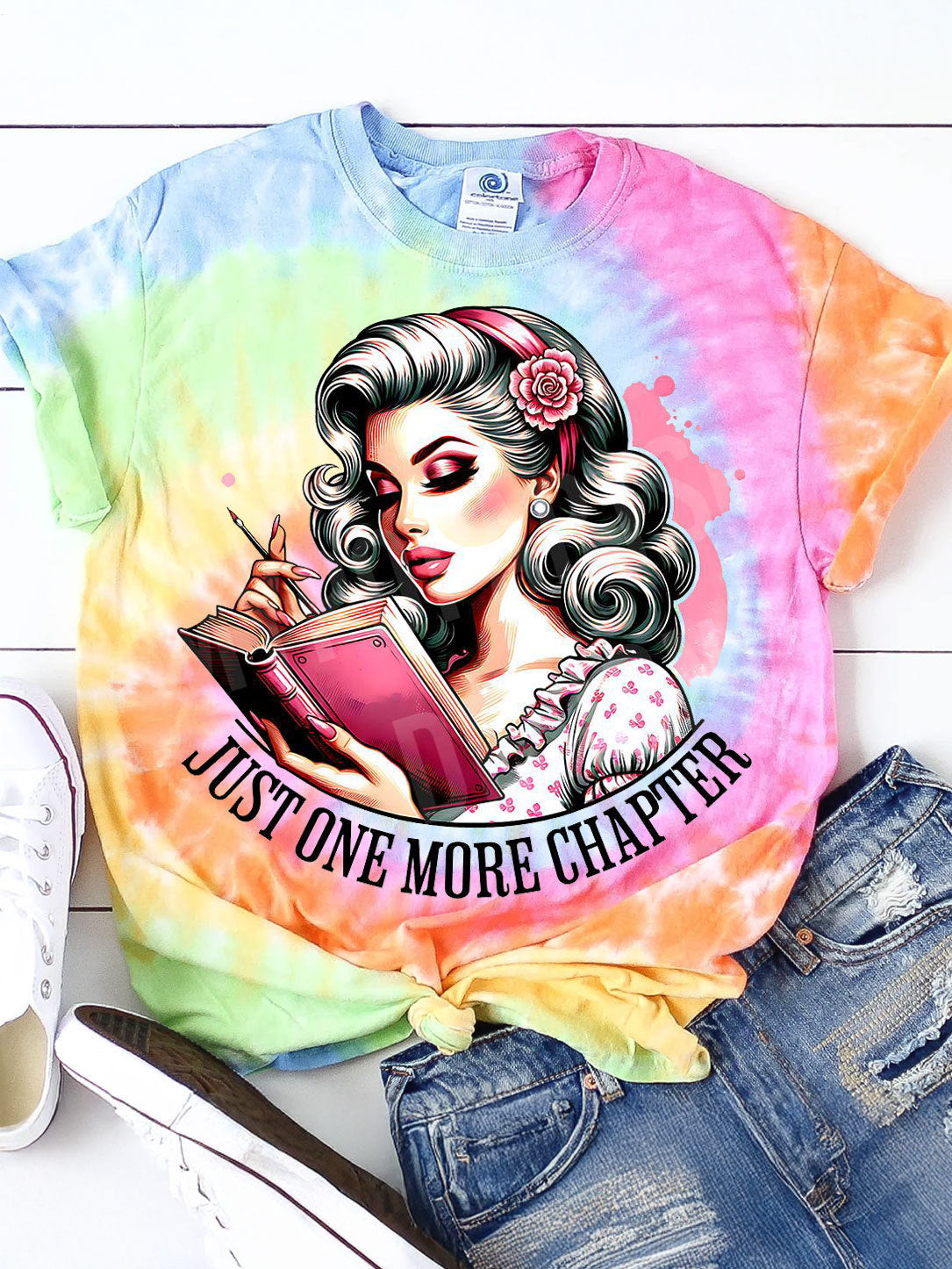 Just One More Chapter Crew Neck T-shirt