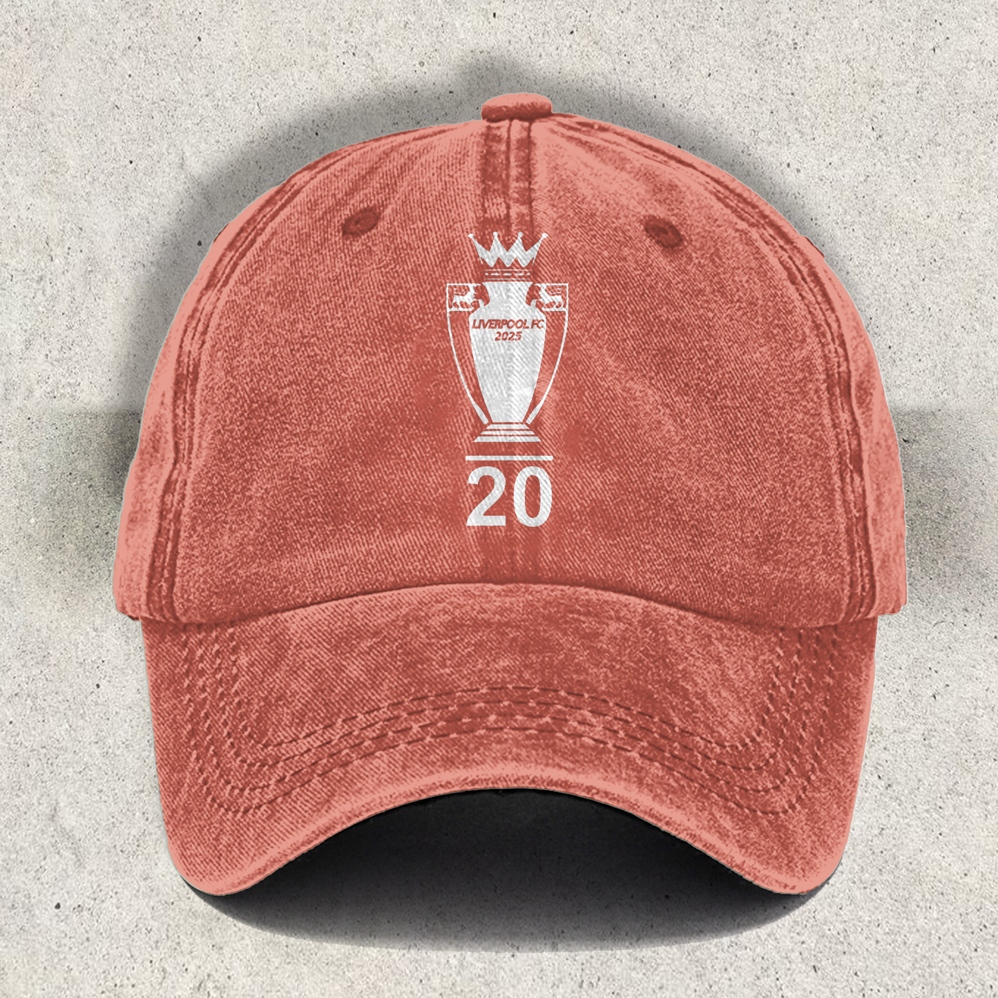 Retro Liverpool Champions 2025 Printed Baseball Cap