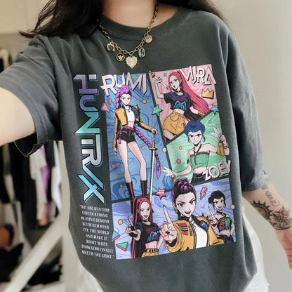 Huntrix Girls Crew Neck T-shirt
