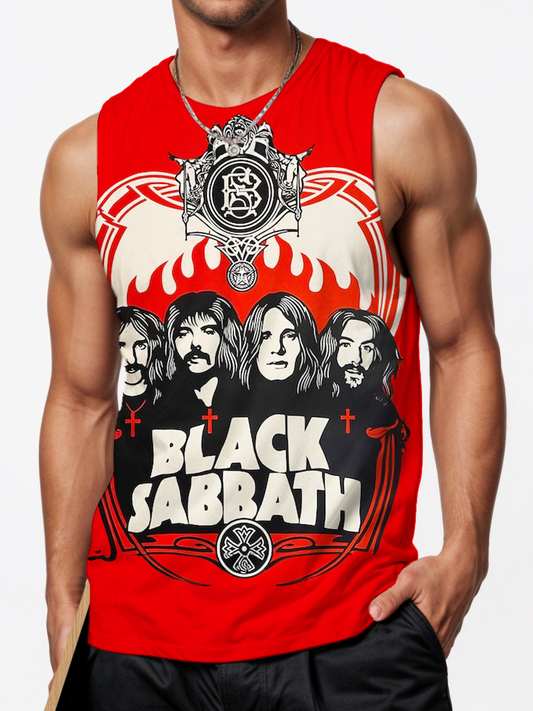 Black Sabbath Sports Crew Neck Vest