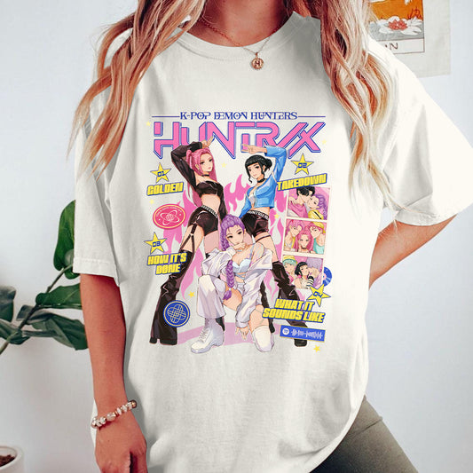 Demon Hunters Crew Neck T-shirts