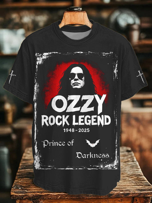Ozzy Osbourne Unisex Cotton Crew Neck T-shirt