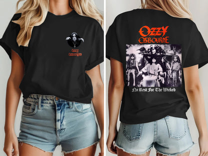 In Memory of Ozzy Osbourne Crew Neck T-shirt