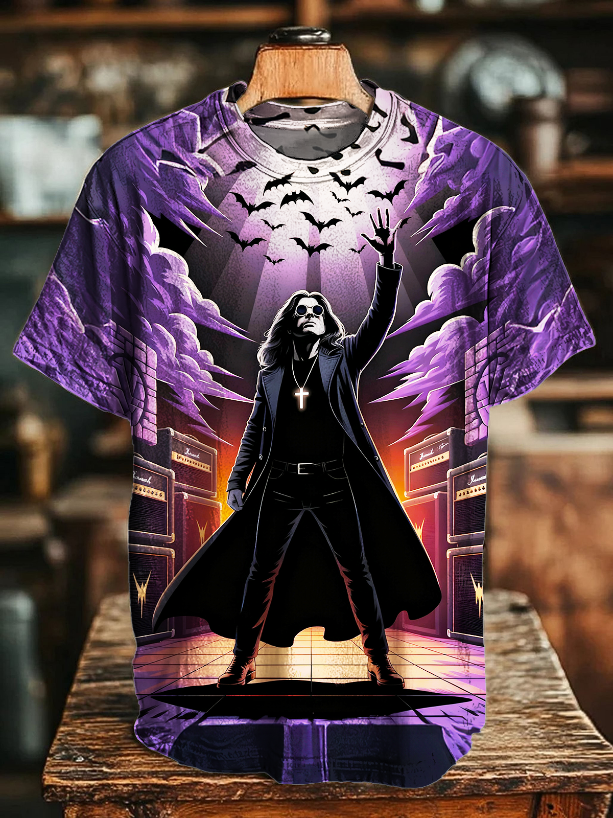 Ozzy Osbourne - Black Sabbath Legend Tribute Crew Neck T-shirt