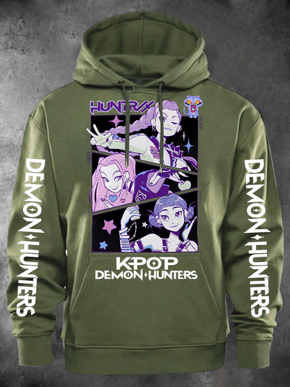 Unisex Demon Hunter Printed Classic Hoodie
