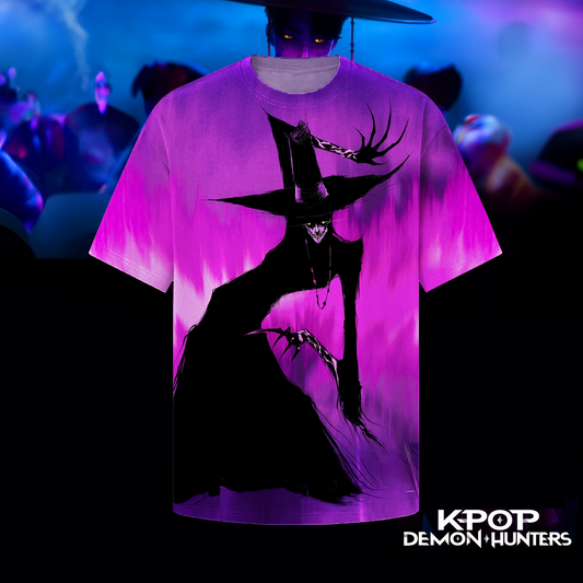 KPOP DEMON HUNTERS Round Neck Short Sleeve Men's T-shirt