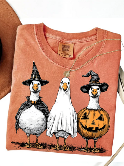 ブーゴースト ハロウィン グース レトロ Tシャツ
