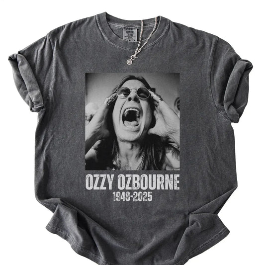 Ozzy Osbourne 1948-2025 Retro T-shirt