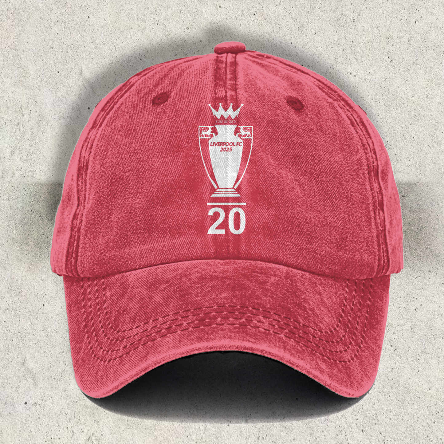 Retro Liverpool Champions 2025 Printed Baseball Cap