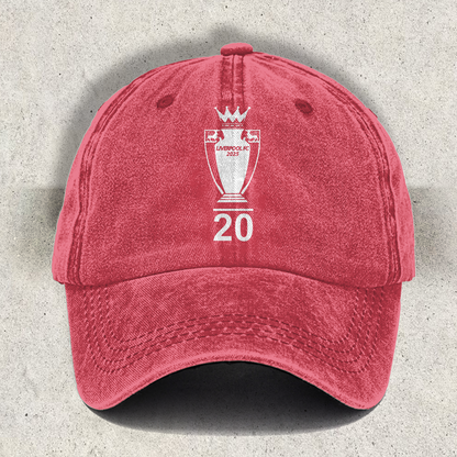 Retro Liverpool Champions 2025 Printed Baseball Cap