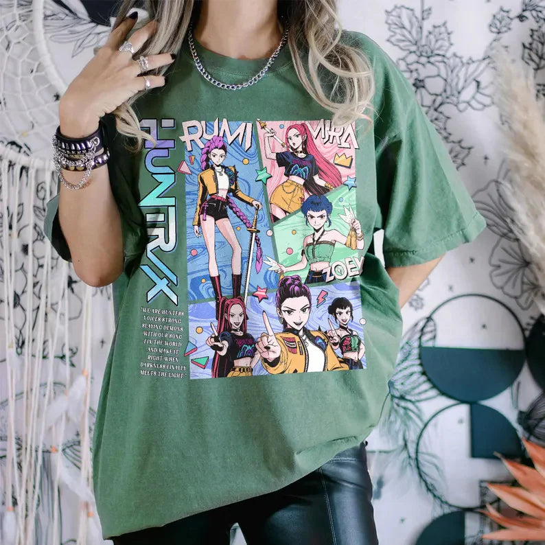 Huntrix Girls Crew Neck T-shirt