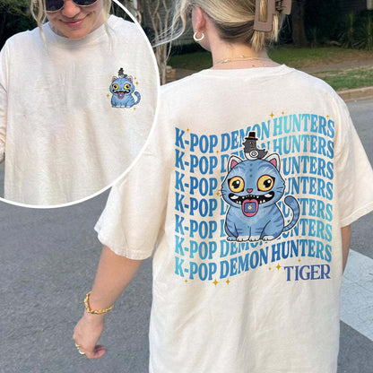 Demon Hunters Huntrix Print Crew Neck T-shirt