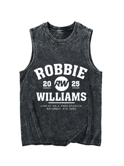 Robbie Williams Live 2025 Vintage Tank Top