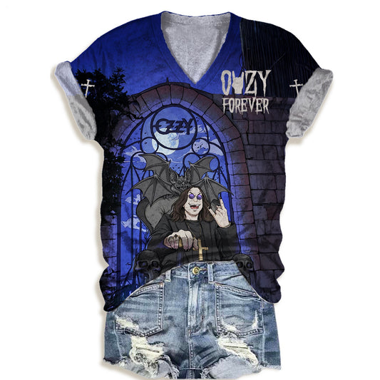 Ozzy Osbourne V-neck T-Shirt