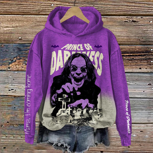 Ozzy Osbourne Long Sleeve Printed Hoodie