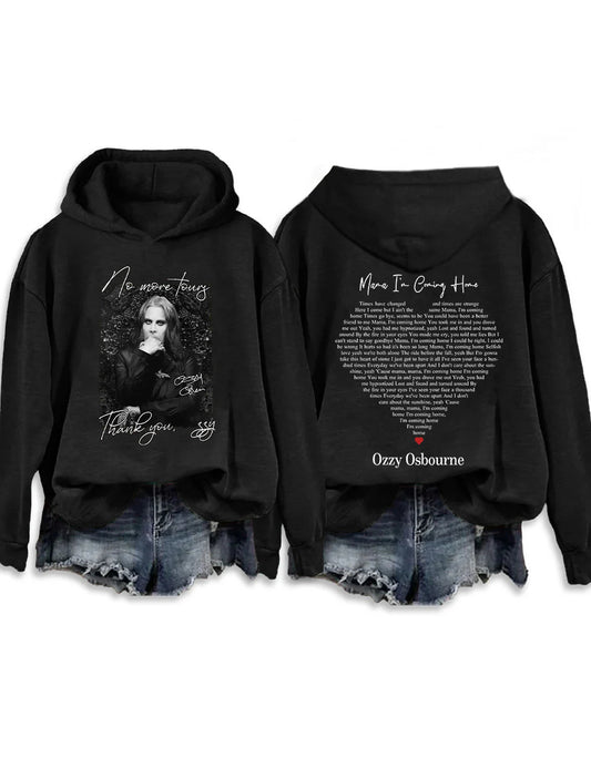 No More Tour Thank You Long Sleeve Hoodie