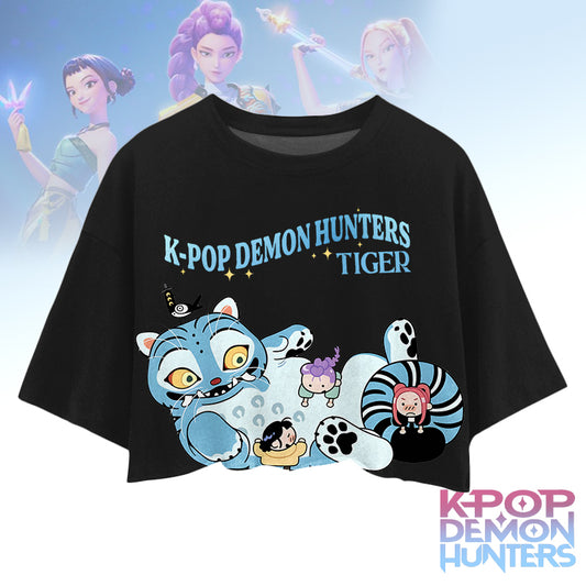 Demon Hunter Tiger Women's Umbilized T-shirt