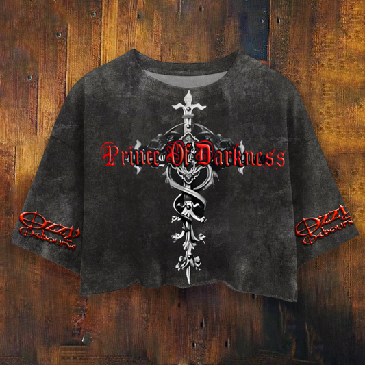 Prince of Darkness Ozzy Osbourne Women's Umbilized T-shirt