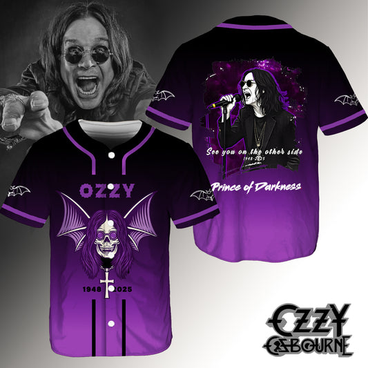 Ozzy Osbourne Baseball Jersey