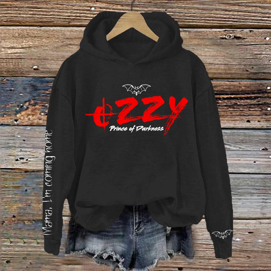 Ozzy Osbourne Long Sleeve Printed Hoodie