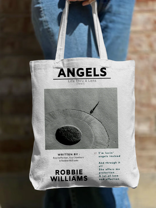 Oasis Muisc Fans Shoulder Zipper Canvas Bag