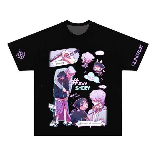 Huntrix Kpop Demo Movie Vintage Print Retro T-shirt