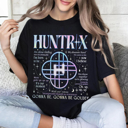 Gonna Be Gonna Be Golden Huntrix Crew Neck T-shirt