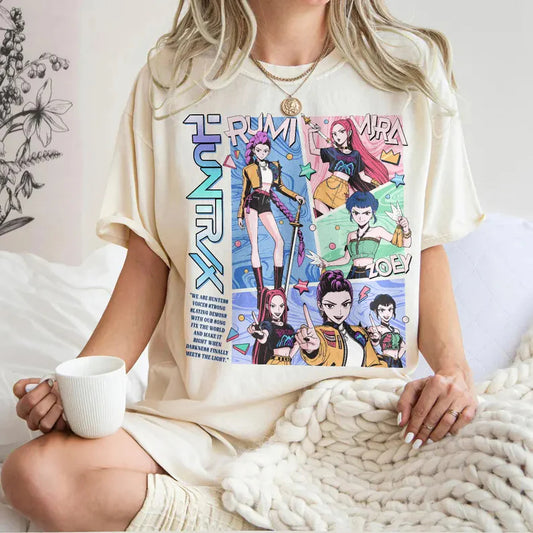 Huntrix Girls Crew Neck T-shirt