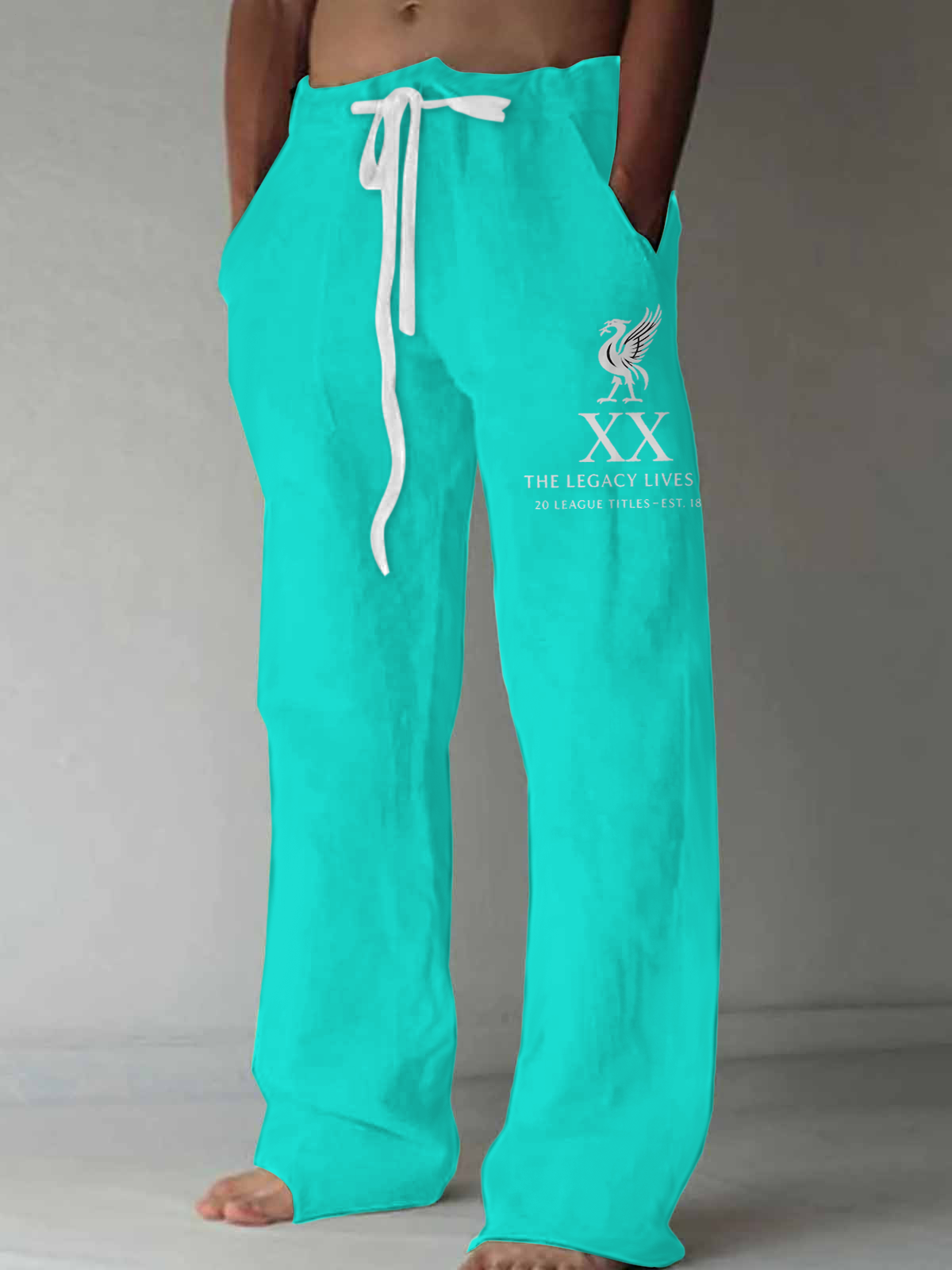 Liverpool Champions 2025 Men's Casual Elastic Waist Pants