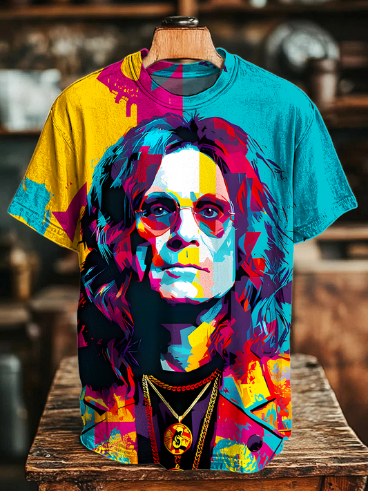 Prince of Darkness - A Tribute To Ozzy Osbourn Crew Neck T-shirt