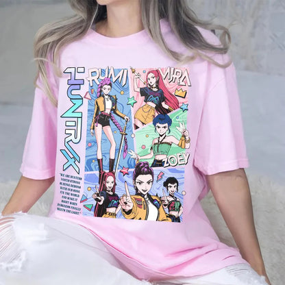 Huntrix Girls Crew Neck T-shirt