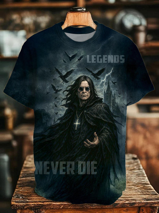 In Memory of Ozzy Osbourne Crew Neck T-shirt