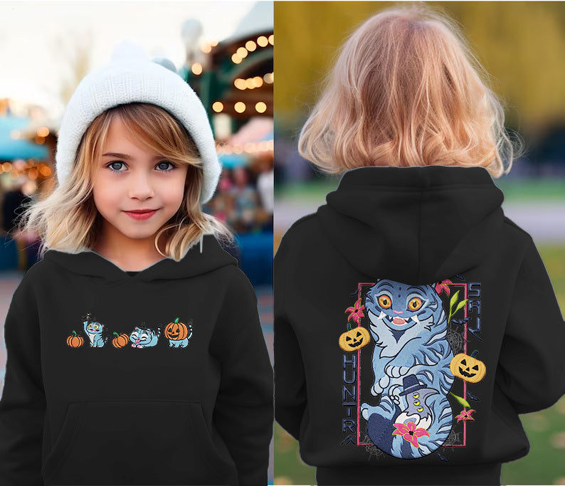 Derpy Tiger Demon Children's Hoodies