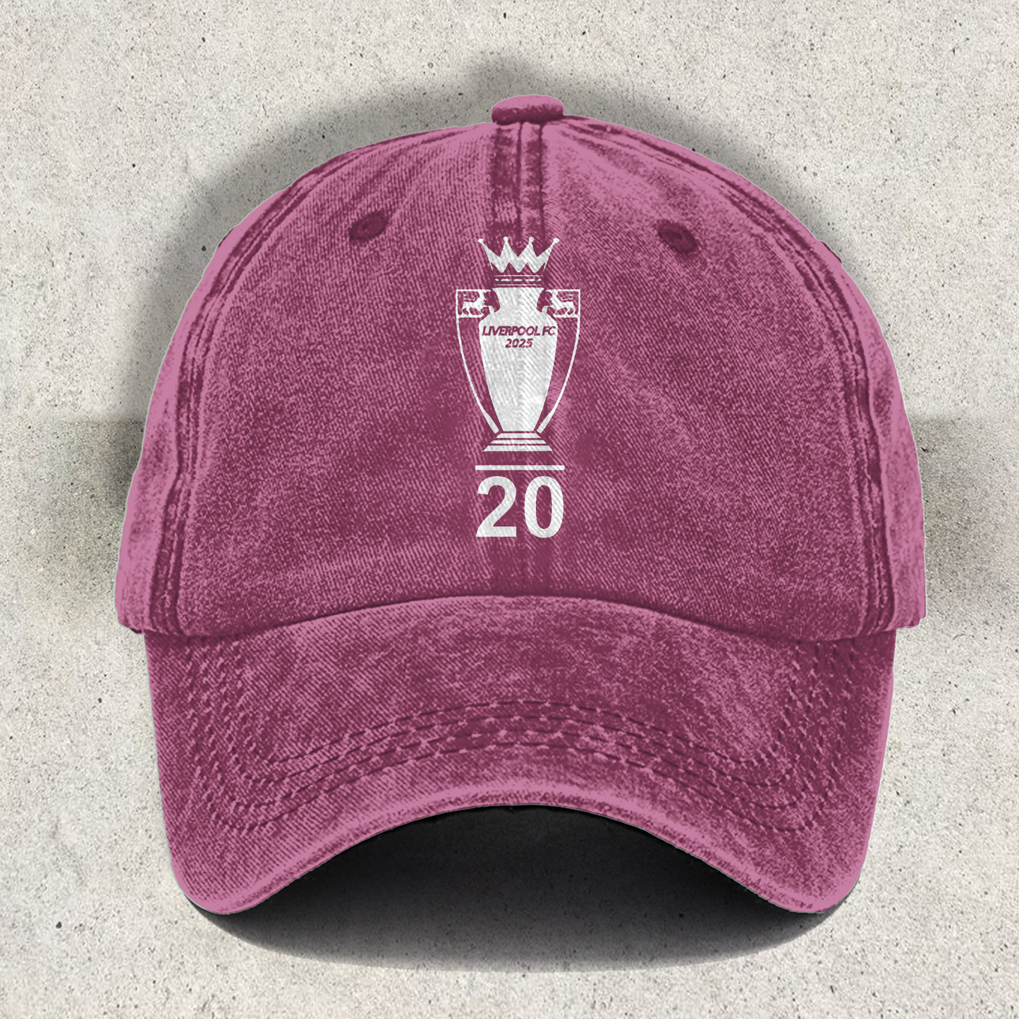 Retro Liverpool Champions 2025 Printed Baseball Cap