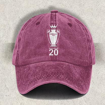 Retro Liverpool Champions 2025 Printed Baseball Cap