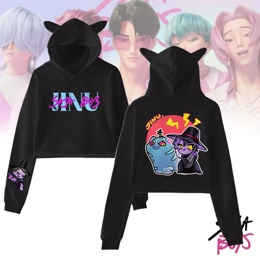 Demon Hunters Fur Rabbit Long Sleeve Hoodie