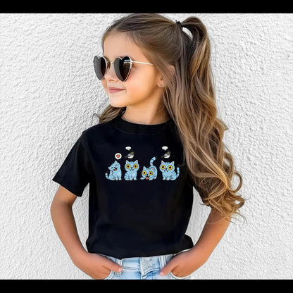 Demon Hunter Cute Pet Children's Cotton T-Shirts