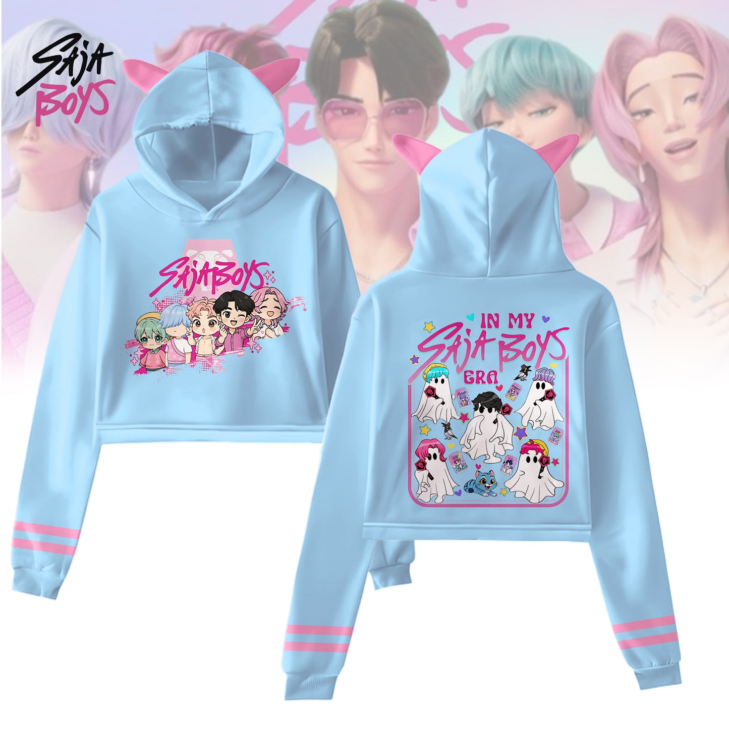 Halloween SAJA Boys Fur Rabbit Long Sleeve Hoodie