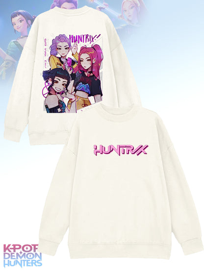 Demon Hunters Printed Long Sleeve Casual Top