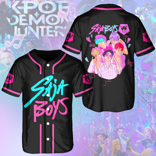 k-pop Demon Hunter Baseball Jersey