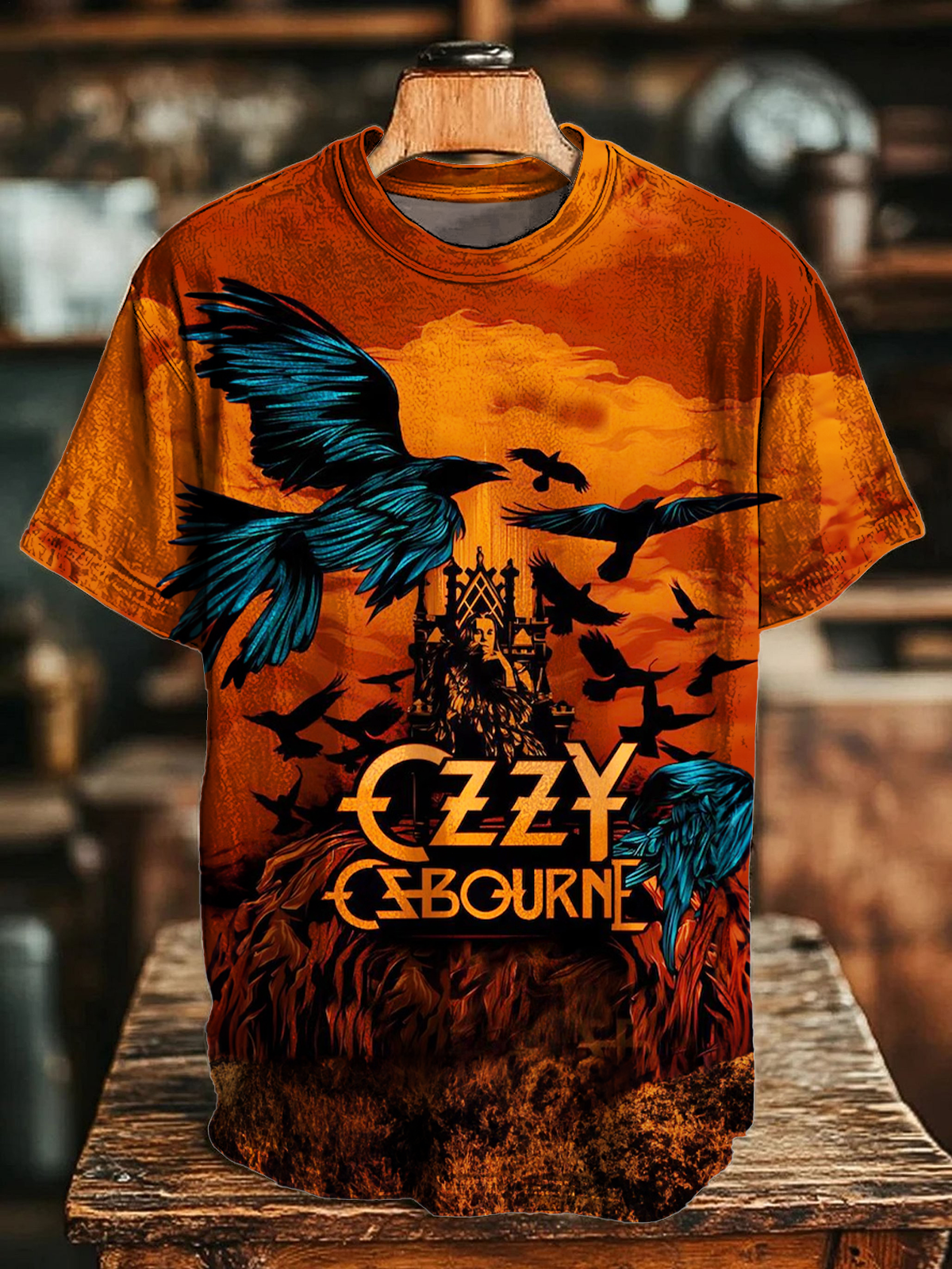 Prince of Darkness Ozzy Crew Neck T-shirt