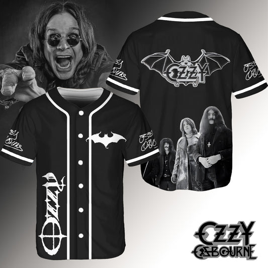 Ozzy Osbourne Baseball Jersey
