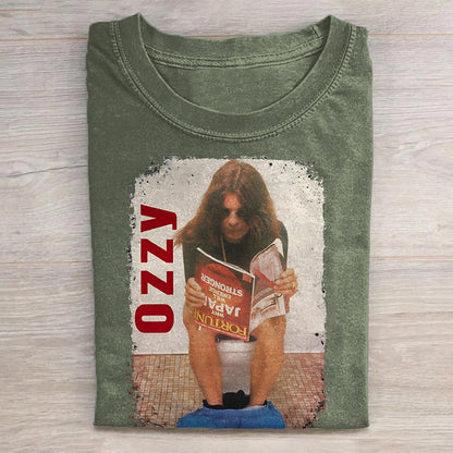 Ozzy Osbourne Washed Cotton Crew Neck T-Shirt