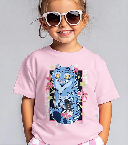 Demon Hunter Tiger Children's Cotton T-Shirts