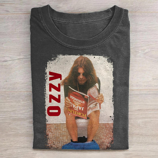 Ozzy Osbourne Washed Cotton Crew Neck T-Shirt