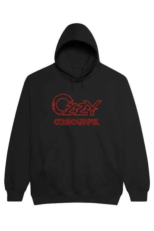 Unisex RIP Ozzy Osbourne Long Sleeve Hooded Pocket Sweatshirt